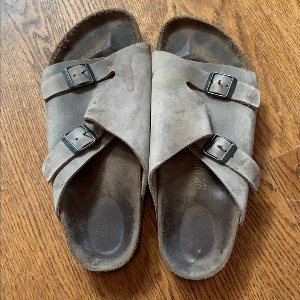 Beige Birkenstock Sandals